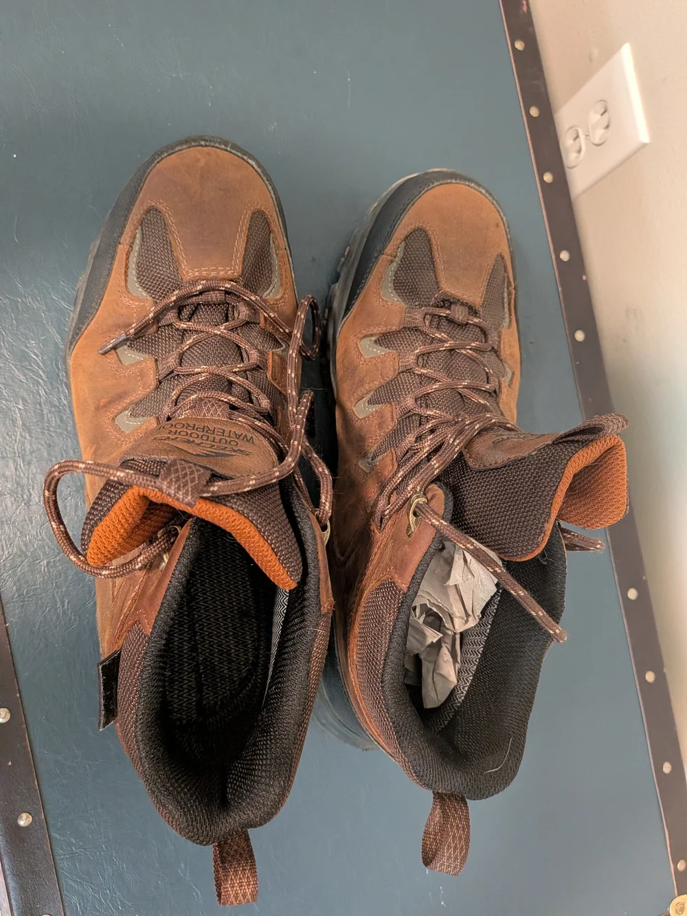 Waterproof Brown Men's Hiking Boots